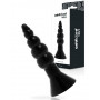 Fallo anale a sfere dildo plug dilatatore black stimolatore morbido uomo e donna