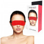 Maschera rossa sexy mascherina occhi per dormire fetish accessorio bondage mask