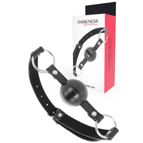 Morso BDSM gag ball black sexy costrittivo sadomaso accessorio bondage fetish