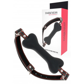 Morso nero sadomaso in silicone sexy costrittivo bdsm accessorio bondage black