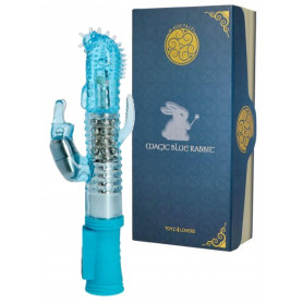 Vibratore rabbit rotante fallo vibrante doppio vaginale clitoride punto G anale