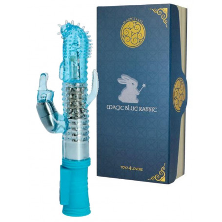 Vibratore rabbit rotante fallo vibrante doppio vaginale clitoride punto G anale
