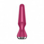 Vibratore anale plug in silicone ricaricabile con app dilatatore butt vibrante