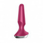 Vibratore anale plug in silicone ricaricabile con app dilatatore butt vibrante