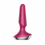 Vibratore anale plug in silicone ricaricabile con app dilatatore butt vibrante