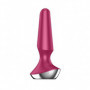 Vibratore anale plug in silicone ricaricabile con app dilatatore butt vibrante