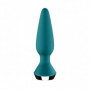 Vibratore anale ricaricabile dilatatore vibrante in silicone plug butt con app