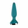 Vibratore anale ricaricabile dilatatore vibrante in silicone plug butt con app