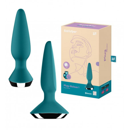 Vibratore anale ricaricabile dilatatore vibrante in silicone plug butt con app