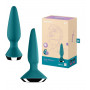 Vibratore anale ricaricabile dilatatore vibrante in silicone plug butt con app