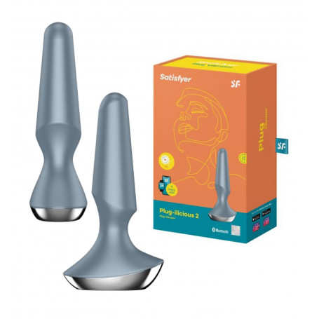 Vibratore anale con app dilatatore vibrante ricaricabile plug butt in silicone