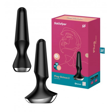 Vibratore anale in silicone con app dilatatore vibrante plug butt ricaricabile