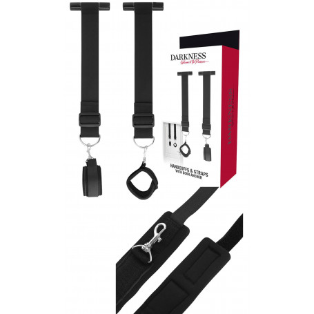 Kit manette per porta sexy giochi sadomaso costrittivo bdsm accessorio fetish