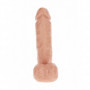 Dildo vaginale anale fallo maxi realistico con testicoli e ventosa pene finto