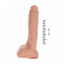 Fallo MAXI realistico dildo con ventosa BIG vaginale anale pene finto GRANDE XXL