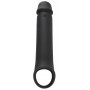 Guaina fallica indossabile vibrante in silicone prolunga manicotto penis sleeve