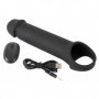 Guaina fallica indossabile vibrante in silicone prolunga manicotto penis sleeve