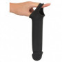 Guaina fallica indossabile vibrante in silicone prolunga manicotto penis sleeve