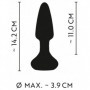 Vibratore anale plug butt in silicone dilatatore ricaricabile fallo vibrante sex