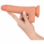 Fallo vaginale anale pene finto con ventosa dildo in silicone realistico morbido