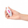 Vibratore doppio fallo vibrante vaginale dildo succhia clitoride ricaricabile