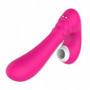 Vibratore doppio fallo vibrante vaginale dildo succhia clitoride ricaricabile