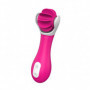 Vibratore vaginale ricaricabile stimolatore clitoride vibrante in silicone rosa