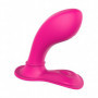 Vibratore vaginale in silicone indossabile fallo dildo vibrante doppio clitoride