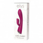 Vibratore rabbit doppio fallo liscio vibrante vagina clitoride dildo in silicone