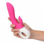 Vibratore vaginale rabbit in silicone reale fallo vibrante succhia clitoride sex