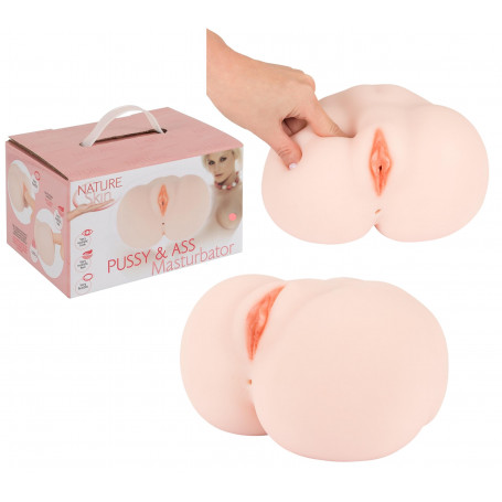 Masturbatore maschile vagina ano realistico stimolatore per pene pussy ass toys