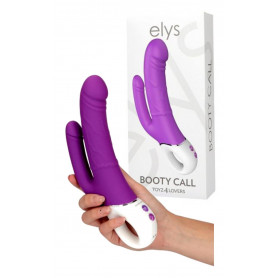 Vibratore realistico doppio fallo vibrante vaginale mini dildo anale in silicone