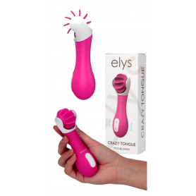 Vibratore vaginale ricaricabile stimolatore clitoride vibrante in silicone rosa