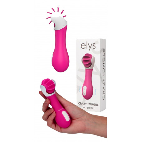 Vibratore vaginale ricaricabile stimolatore clitoride vibrante in silicone rosa