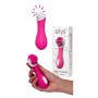 Vibratore vaginale ricaricabile stimolatore clitoride vibrante in silicone rosa