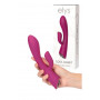 Vibratore rabbit doppio fallo liscio vibrante vagina clitoride dildo in silicone