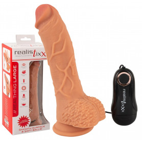 Vibratore in silicone realistico fallo vibrante vaginale anale dildo con ventosa