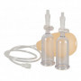 Stimolatore vaginale set pompa succhia clitoride e capezzoli massaggiatore donna