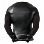 Completo intimo uomo bondage maglietta boxer mutanda sexy nero trasparente bdsm