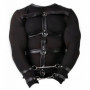 Completo intimo uomo bondage maglietta boxer mutanda sexy nero trasparente bdsm