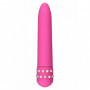 Vibratore classico vaginale anale clitoride dildo liscio vibrante fallo Rosa sex