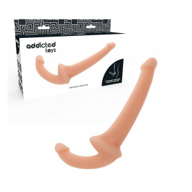 Fallo doppio dildo indossabile realistico pene finto vaginale anale strap on sex