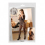 Tutina donna a manica lunga sexy bodystocking a rete catsuit intimo aperto hot