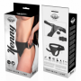 Fallo indossabile in silicone realistico dildo strap on black pene finto morbido