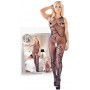 Tutina a rete sexy bodystocking lingerie erotica catsuit intimo aperto fishnet