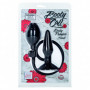 Plug anale gonfiabile dilatatore con ventosa in silicone butt mini maxi dildo