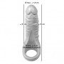 Fallo realistico dildo morbido vaginale anale indossabile con anello fallico