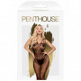 bodystocking a rete nero trasparente sexy tutina donna intimo aperto catsuit hot