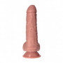 Fallo realistico XXL dildo grande con ventosa testicoli MAXI anale vaginale BIG