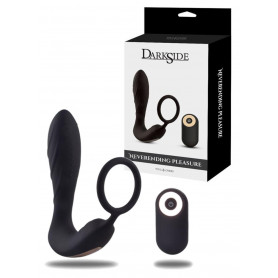 Vibratore per prostata mini dildo vibrante anale in silicone con anello fallico